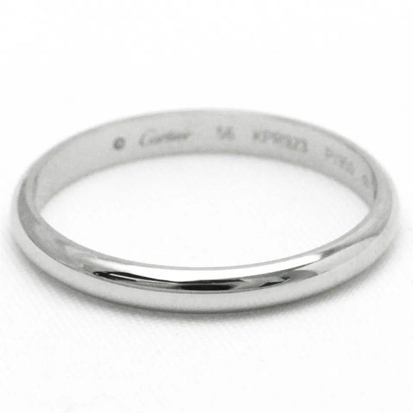 Cartier platinum band 2.5 mm - Picture 4 of 8